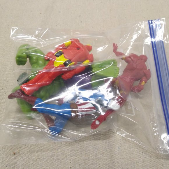 Marvel Characters Captain America Hulk Iron Man & Iron Man on Wheels (McD's) - Picture 13 of 13